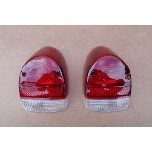 Lentes da Lanterna Fusca 1300 1500 Bicolor - Par