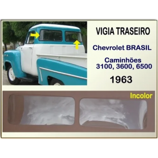 Vidro Vigia Traseiro Chevrolet 63 Brasil 3100 3600 6500 Par