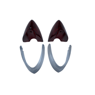 Lente Lanterna Traseira Cadillac 1951 à 1953 - Jogo