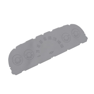 Acrílico Visor do Painel Velocímetro C-14 C-15 Veraneio 1964 a 1966