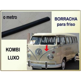 Borracha Friso Kombi Luxo Preto kit