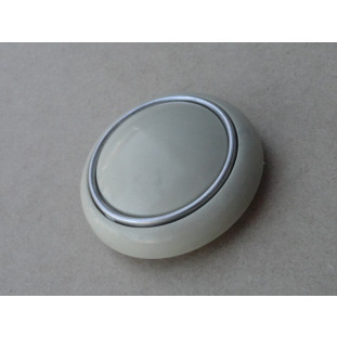 Botão Buzina Volante Kombi até 75 Corujinha Antiga Bege 1ª Linha