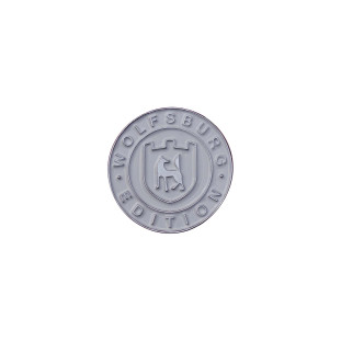 Emblema Brasão Wolfsburg Edition Branco Volkswagen