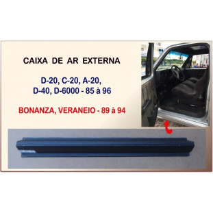 Caixa Ar Externa Aberta D-20 D-40 D-6000 Bonanza Veraneio 85 a 96