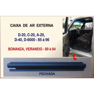 Caixa Ar Externa Fechada D-20,D-40,D-6000,Bonanza,Veraneio 85 à 96