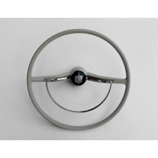 Volante Cálice Fusca até 73 Marfim Completo Novo Estria Grossa Reprodução