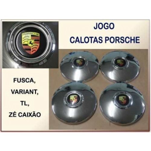 Calota Porsche Encaixe Calombo - Jogo