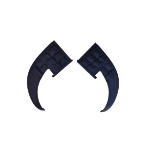 Ponteira Pisadeira Parachoque Tras S-10 12 A 24 Original Gm