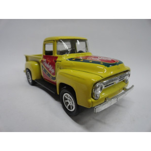 Miniatura Ford F-100 1956 e 59 à 61 Amarela Nova