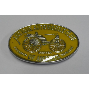 Emblema Antique Automobile Club of America Amarelo + Prata