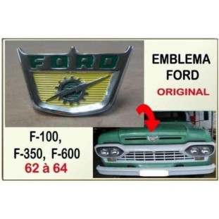 Emblema Ford F-100 62 à 64 Original