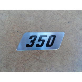 Emblema 350 do Logo Lateral Direito do Capô F-350 1972 à 1979