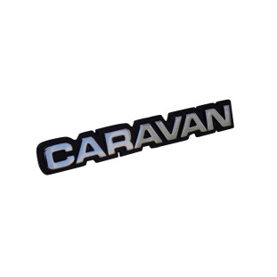 Emblema Caravan da Tampa Traseira Chevrolet Caravan Novo