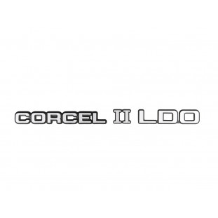 Emblema Corcel II LDO da Traseira Corcel II e Belina 2 até 1984 - Jogo