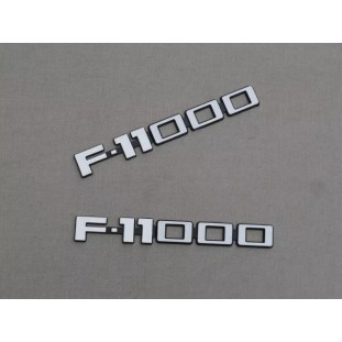 Emblema F-11000 Plástico - Par