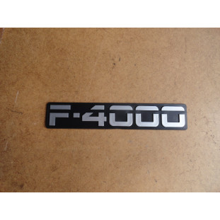 Emblema F-4000 93 à 95 Cinza Lateral