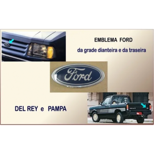 Emblema Ford Oval Pequeno