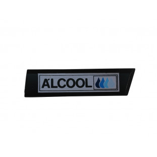 Emblema Álcool Friso Lateral Paralama Direito Del Rey e Scala Ouro e Prata 1982 a 1984 Original Novo
