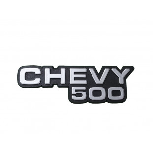 Emblema Lateral Paralama Dianteiro Chevy 500 Prata Plástico Unitário