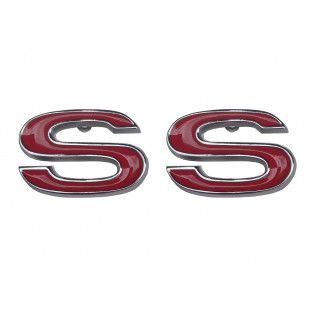 Emblema SS Chevrolet Opala SS - Par