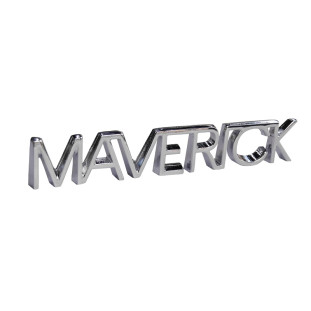 Emblema Lateral Ford Maverick Metal Cromado Parafuso Novo