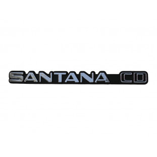 Emblema Santana CD do Painel Traseiro Santana CD até 1986 Novo Plástico