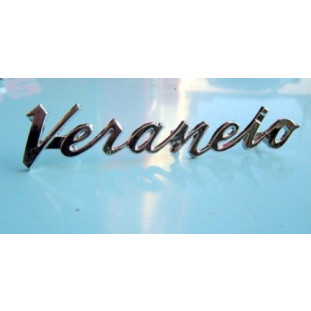 Emblema Lateral Traseira Veraneio 1964 a 1988 Cromado Fixação Parafuso Novo