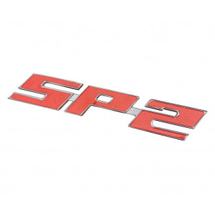 Emblema Traseiro Cromado Volkswagen SP2 Vermelho Novo