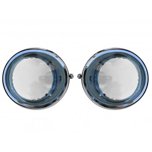 Farol Dianteiro Lente Lisa Vidro Kombi 1959 a 1974 Novo - Par