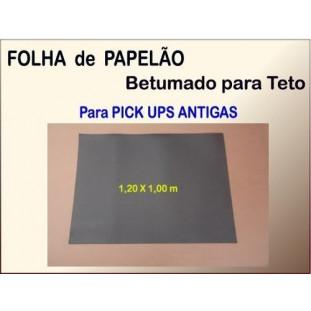 Folha Papelão Betumado para Teto Rural