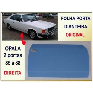 Folha Porta Dianteira Opala 2 Portas 85 à 88 Direito