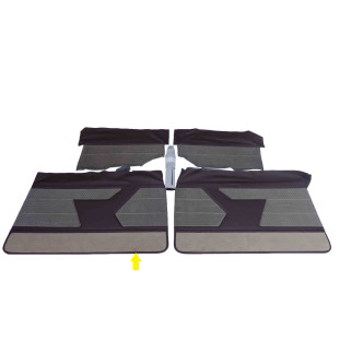 Forro Porta Opala Diplomata 2 Portas 1985 a 1987 Marrom e Tabaco - Jogo