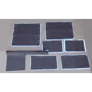 Forro do Banco Fusca 1500 70 à 72 Marrom - Jogo