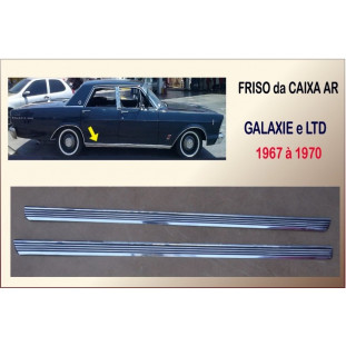 Friso Caixa Ar Galaxie e LTD 67 à 70 Alumínio - Par