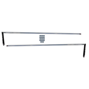 Friso Lateral Paralama Caçamba Chevrolet Brasil 3100 Inox - Par