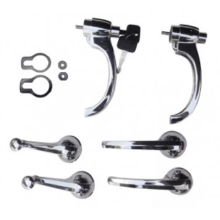 Maçaneta Externa Interna e Manivela C-14 C-10 D-10 D-60 Veraneio - Kit