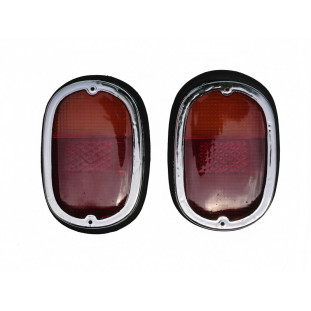 Lanterna Traseira Kombi 63 à 75 Corujinha Completa Par