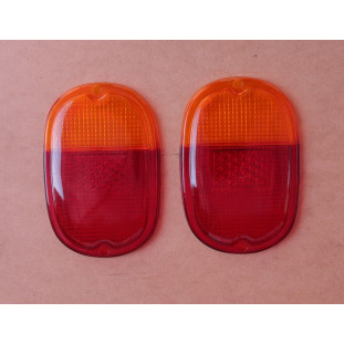 Lente Lanterna Traseira Kombi 63 à 75 Corujinha Par