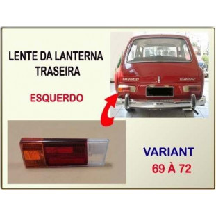 Lente Lanterna Traseira Variant 69 à 72 Esquerdo