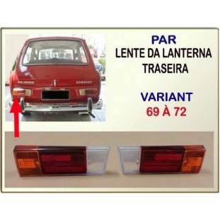 Lente Lanterna Traseira Variant 69 à 72 - Par