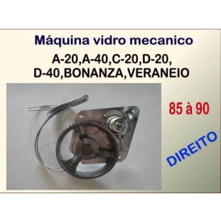 Máquina de Vidro Mecânica D-20 Veraneio 85 à 90 Direita