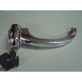 Maçaneta com Chave Cromado C-10 C-14 Veraneio