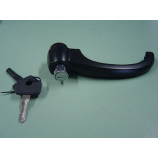 Maçaneta com Chave Preta C-10 C-14 Veraneio