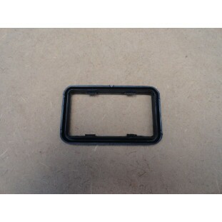 Moldura da Maçaneta Interna da Porta Preta Opala e Caravan 1983 a 1984