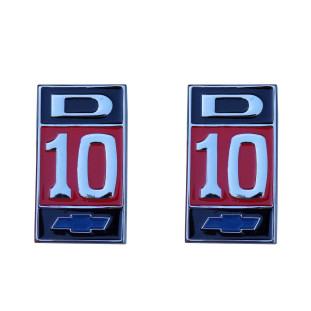 Emblema Chevrolet D-10 Paralama 1979 a 1985 - Par