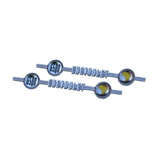 Emblema Lateral Paralama Chevrolet Brasil 6500 1958 a 1963 - Par