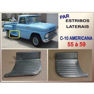 Estribo Lateral C-10 Modelo Americano 60 à 66 - Par