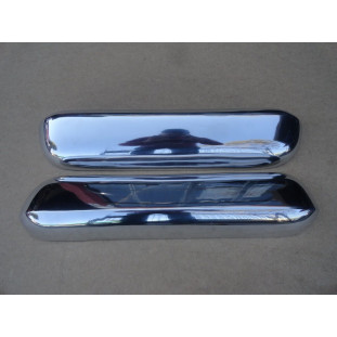 Parachoque Traseiro C-10 A-10 D-10 Alumínio Polido Novo - Par