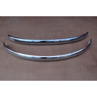 Parachoque Dianteiro e Traseiro Fusca até 1970 só Lâmina - Par