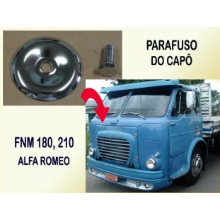 Parafuso do Capô FNM 180 210 e Alfa Romeo Cromado